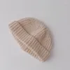 Hair Accessories 6 Colors KidsKnitted Hat 2023 Autumn Kids Beanie Cap Soft Baby Bonnet Elastic Wool Korea Style