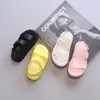 Sandalen Sommer Solide Baby Mädchen Jungen Sandalen Casual PU Leder Hakenschlaufe Kinder Strandschuhe Weicher Boden Barfuß Kleinkind Kinder Sandalen 230421