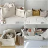 Diaper Bags Baby Storage Large Capacity Toy Solid Color Cotton Mommy Maternity Basket Organizer Newborn Bedside Drop Delivery Kids Dia Dhqsh