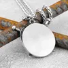 Pendant Necklaces Viking Stainless Steel Knife Shield Warrior Necklace Nordic Men's Amulet Fashion Titanium Jewelry Gift Wholesale