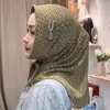 Roupas étnicas Livre Hijab Mulheres Muçulmanas Xale Lenço Luxo Borlas Chiffon Cachecol Malásia Oração Kufi Islam Arábia Saudita