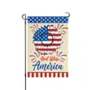 4th of July Garden Flags Welcome Stars Patriotic Striped Independence Day Flag Vertical Double Sided Patriotic Memorial Day Farm Home Outside Yard Decor