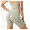 Yoga Outfit WAREBALL Women Ribbed Washed Seamless Shorts High Waist Booty Gym Shorts Workout Short Fitness Running Short Athletic Clothes T230421