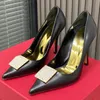 2023 Classic Brand High Heels Platform Shoe Pumps Nude/Black Patent Leather Peep-toe Women Dress Wedding Sandals Shoes size 35-40 -389