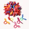 Hair Accessories Colourfull Ear School Bows Cross-border Flower Hairbands Towel Ring Girl Accessoires Elastic Bands