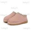 ブーツaobreugg baotou tuo 2023 New Kids Tasman Ethical Style Layla Snow BootsフラットボトムソールナチュラルファーレザーウールT231121