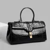 Evening Bags Arrivals Luxury Women Bag Patent Leather Floral Ladies Highquality Fashionable Large Capacity Women's Crossbody 231120