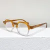Óculos de sol quadros Ann Corea Rodada Acetato Óculos Homens Moda Designer Óculos Ópticos Mulheres Handmade Qualidade Eyewear