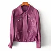 Women's Leather Fashion Clothing's Sheepskin Jacket 2023 Spring and Autumn Short Ladies 'Jackets