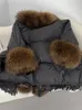 Womens Down Parkas OFTBUY Grande Natural Raccoon Fur Collar Inverno Branco Duck Jacket Mulheres Ponchos Soltos Luxo Quente Moda Streetwear 231120