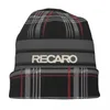 Berets Recaros Preto Tartan Scotch Irlandês Xadrez Bonnet Chapéus Chapéu De Malha Cool Ski Skullies Beanies Homens Mulheres Quentes Head Wrap Cap