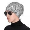 Berets Silver Faux Glitter Sparkles Light Gray Black And White Elegant Design Knit Hat Trucker Hats Beach Men's Women's