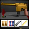 Gun Toys Mauser Toy Guns Руководство для пистолета Eva Foam Darts Blaster Revoer Plastic Launcher для детей Adts Boy