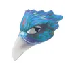 Party Maski 3D Eagle Mask Halloween Carnival Animal Mask Mask Pu skóra Eva Half Face Mask Mask Masquerade Cosplay Costumes Props 230420