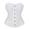 Branco/preto cor emagrecimento cintura íntima mulheres bustiers espartilho desossado com g-string lingerie sexy renda volta atacado varejo 9015