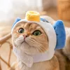 개 의류 모자 귀여운 재미있는 고양이 장난스러운 애완 동물 머리 기어 강아지 만화 장식 작은 머리 장식 용품