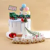 Decorazioni natalizie Treno regalo Decorazione da forno Scena giocattolo per bambini Merry 231121