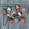 Broches broches coeur broche crâne broche arc-en-ciel protection coeur coeur coeur brisé les accessoires coeur accessoires sac à dos badge broche épingles de revers z0421