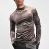 Sweat à capuche pour hommes, couleur unie, pull confortable, col haut, manches longues, T-shirt chaud, coupe cintrée, pour l'automne/hiver