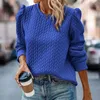 Women's Hoodies Puff Long Sleeve Sweatshirts For Women 3x Top Womens Cotton Tunic Tops Layering Work