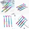 Stylos à bille Mode Kawaii Colorf Sirène Étudiant Écriture Cadeau Nouveauté Stylo Papeterie École Fournitures De Bureau W0008 Drop Delivery Dhg4Q