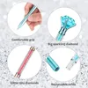 40st Diamond Ballpoint Pen Black Ink Infällbara Crystal Jewel Pennor For Girls Women Party Valentine's Day