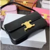 baguette designer cel lady bags Leather wallet underarm bag C family genuine leather tofu bag underarm bag female stic CFCO