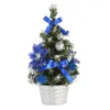 Decorações de Natal 20cm Árvore Artificial Falso Pinheiro Sisal Bonsai Mini Ornamento de Mesa Navidad Ano Presentes