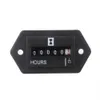 Moto Instrument Générateur Scellé Compteur Horaire Tracteur Camion Rectangle DC 10V-80V pour Bateaux Camions Tracteurs Voitures