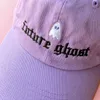 Ball Caps 100 bawełniany Purple Future Ghost Sport Hap Spooky Doodle Club liliak haftowany tata Hats Fashion Baseball Cap Unisex J230421