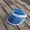 Bérets été adulte décontracté Protection UV pare-soleil casquettes femmes mode plage chapeaux extérieur PVC plastique chapeaubérets