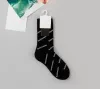 Luxury Men Mulher Socks Designer Stocking Carta clássica BA Confortável algodão respirável Meias de moda de alta qualidade