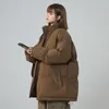 Women's Trench Coats Autumn Winter Women Jacket Cotton-padded Clothes Short Korean Fashion Stand Collar Thicken Bread Female Coat