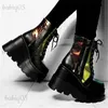 Laarzen Brand Design Dameslaarzen Gothic Cool Platform Motorlaarzen Straat Veelzijdig Lolita Hakken Casual Rits Punk Chelsea Laarzen T231121