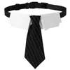 Dog Collars Sucado Adjustable Cat Bow Tie Collar Tuxedo Small Large For Wedding Pet Costume Stripes Necktie Classic Style