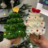 Weihnachtsdekorationen, DIY handgewebte Baumschmuck, Strickmaterial-Set, Weihnachtsbäume für Zuhause, Navidad-Jahres-Geschenk