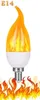 Alev Ampul Ateş E14 Lamba Mısır Titreşir LED Işık Dinamik Etkisi 6W 110V-220V Ev aydınlatması