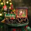 Christmas Toy Supplies Christmas Santa Claus Train Music Box Flying Snow Music Box Crystal Ball Children's Toys Birthday Gift GE FAN 231121