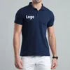 Men S Polos Zomer Casual Polo shirts met korte mouwen Polo shirts aangepast borduurwerk gepersonaliseerd ontwerp mannen en vrouwen tops coct 230421