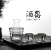 Heupkolven Japanse stijl retro kolf glas handgemaakte home round art huishouden huishouden flasque alcool tafelbenodigdheden