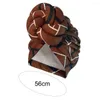 Visores Pretty Hair Wrap Accessories Cabeça Cabeça Conveniente Twisted Twisted Feanie Cap Anti-Slip