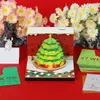 Other Home Garden Omoshiroi Block Christmas Tree 2024 Calendar 3D Notepad Note Paper Art Desk Memo Pad With Led Birthday Gift 231121