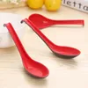 Spoons 3 Pcs Plastic Cutlery Ladle Spoon Soup Chinese Two-color Asian Disposable