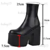 Bottes Plate-forme femmes bottines 2022 hiver marque Design grande qualité Style gothique confortable Cool rue femmes chaussures bottes grande taille 43 T231121