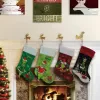 Grinchs Christmas Stockings 18 Inch Grande Natal Grinchs Stocking Kit Decorações de Natal Enfeites de férias Grinchs Decor Home Indoor FY5814 1121