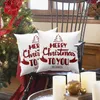 Pillow Case Christmas Decorations Covers Holiday Cover Winter Farmhouse Pillowcase Cotton Linen Cushion