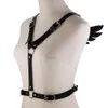 Bondage Womens Gothic Leather Angel Body Harness Belt Sexy Fetish Angel Wings Bondage Harness Waist Belt