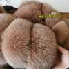 Parka da donna MAOMAOKONG 2023 Furry Natural Raccoon Vera pelliccia Cappotto Giacca da donna Luxury Winter Parka Vest Abbigliamento in pelle femminile Marrone Beige 231120