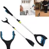 Hand Push Sweepers 84CM Foldable Litter Reachers Grabber Trash Rotating Head Gripper Extender Pick Up Tools Pickers 230421