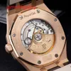 AP Swiss Luxury Watch Collections Tourbillon Wristwatch Selfwinding Chronograph Royal Oak and Royal Oak Offshore för män och kvinnor 15400or.OO.D088CR.01 18K MBO7